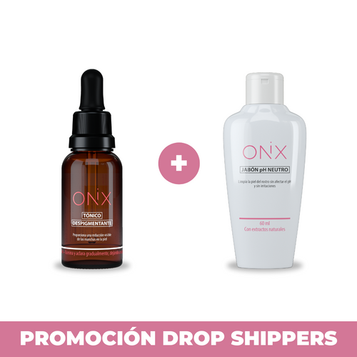 TÓNICO ONIX DESPIGMENTANTE + JABÓN PH